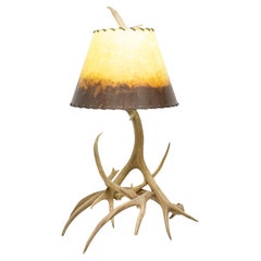 Antler Table Lamp with Shade