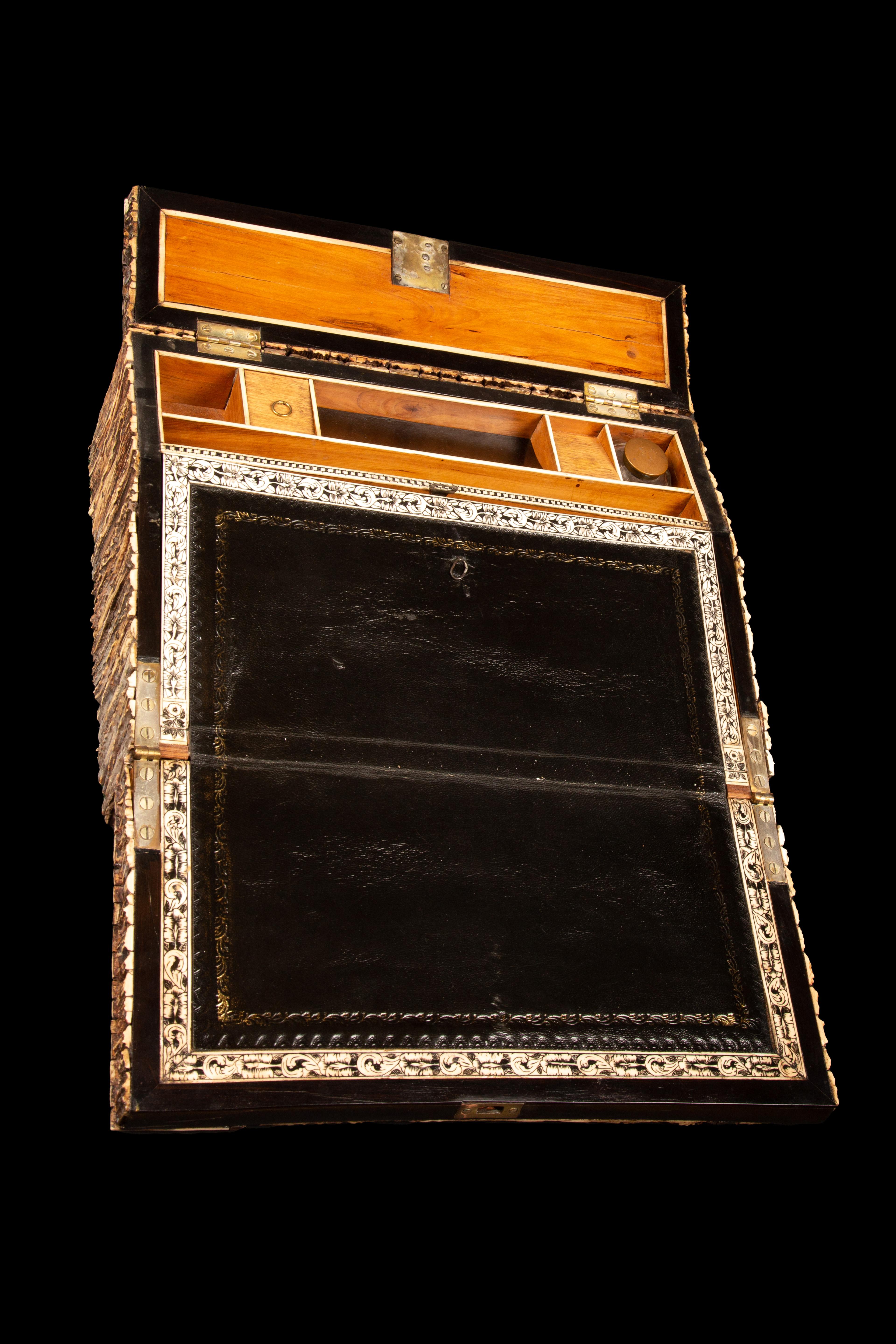 Indian Antler Writing Desk from, 1875