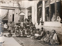 Hakim Nur-Mahmud and family  Photo with original number. 16.7x22.8 cm.