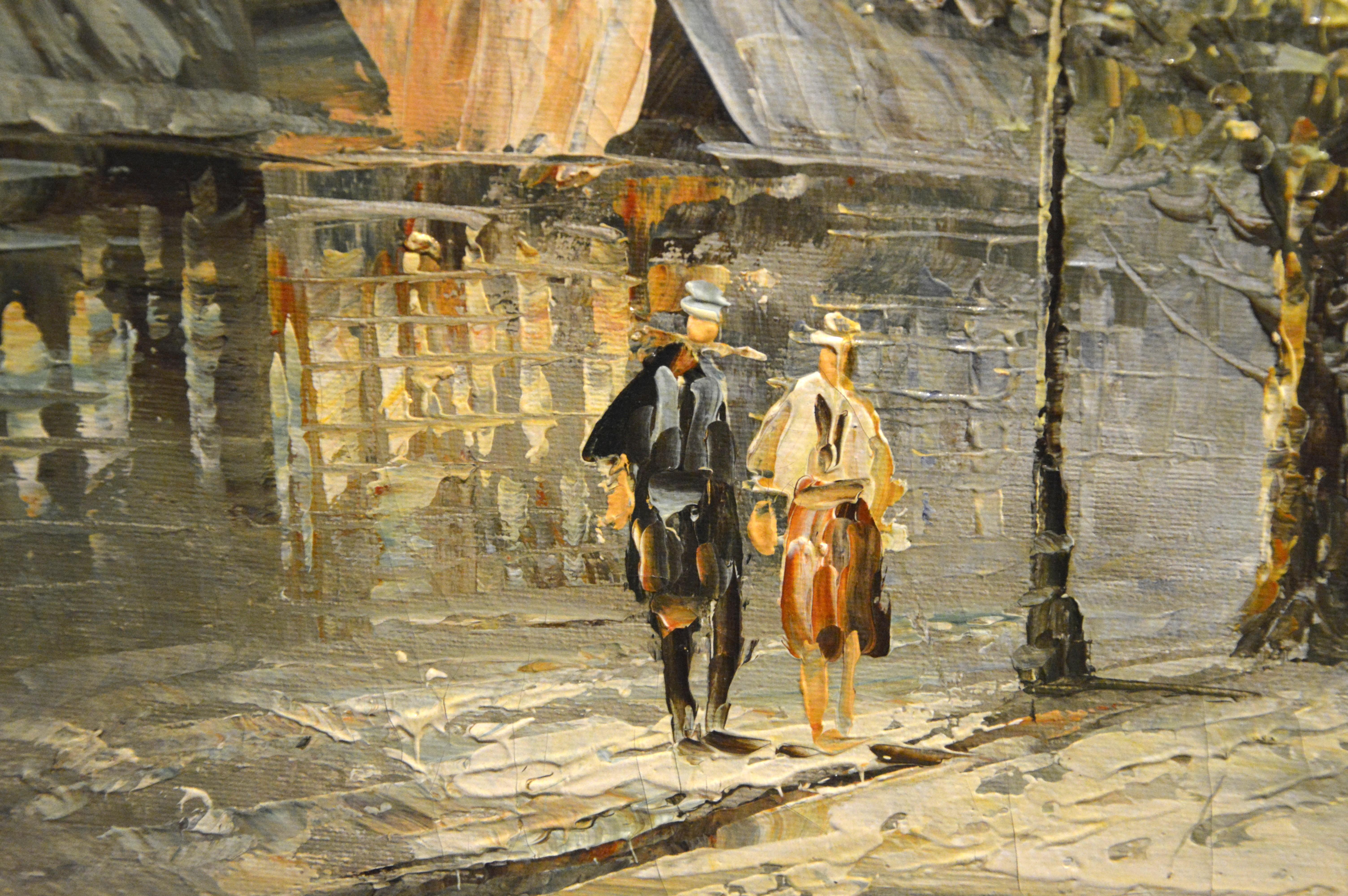 busy street in Paris im Angebot 5