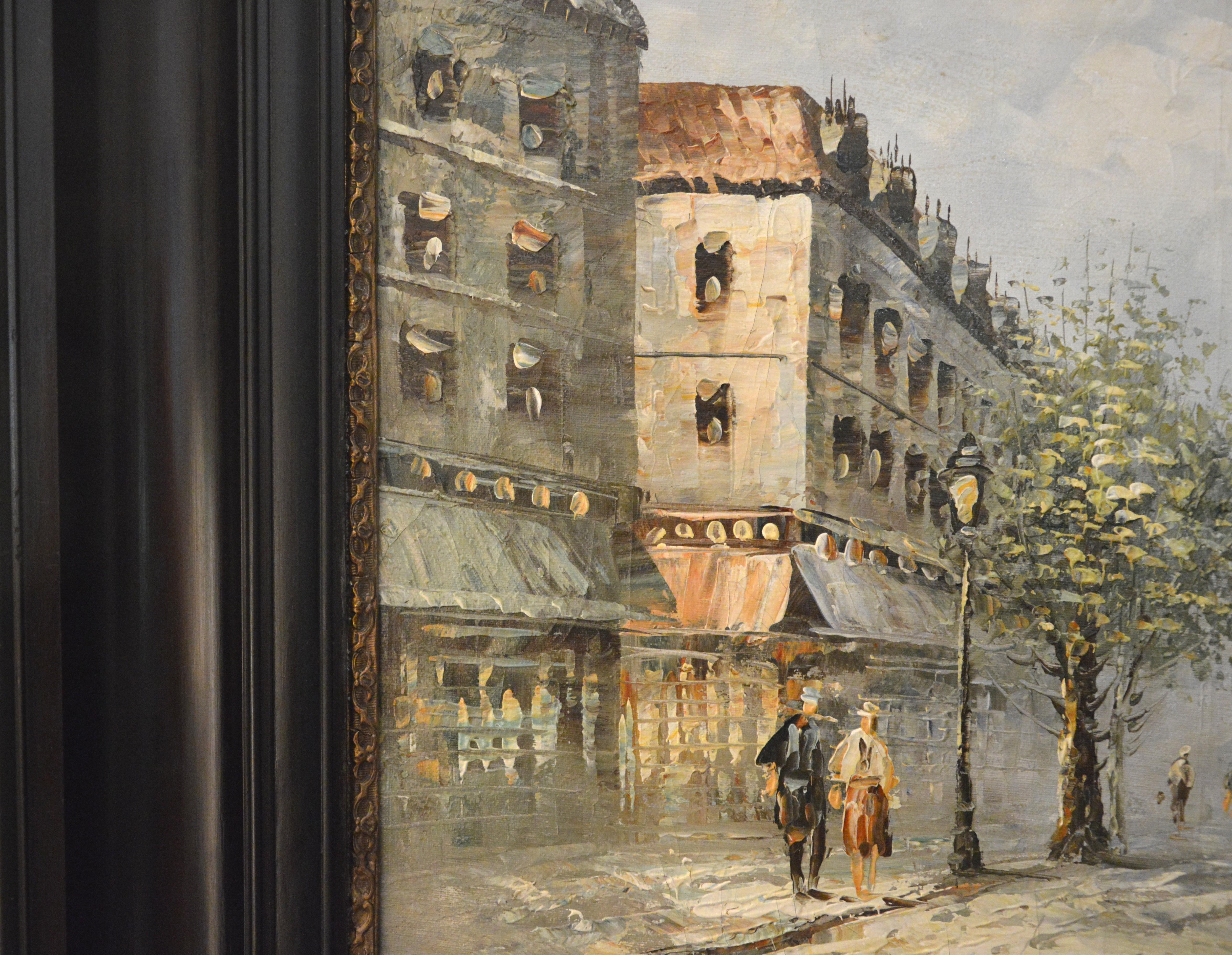 busy street in Paris in vendita 4