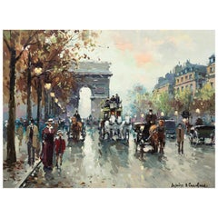 Antoine Blanchard "Arc de Triomphe:: Champs-Élysées"