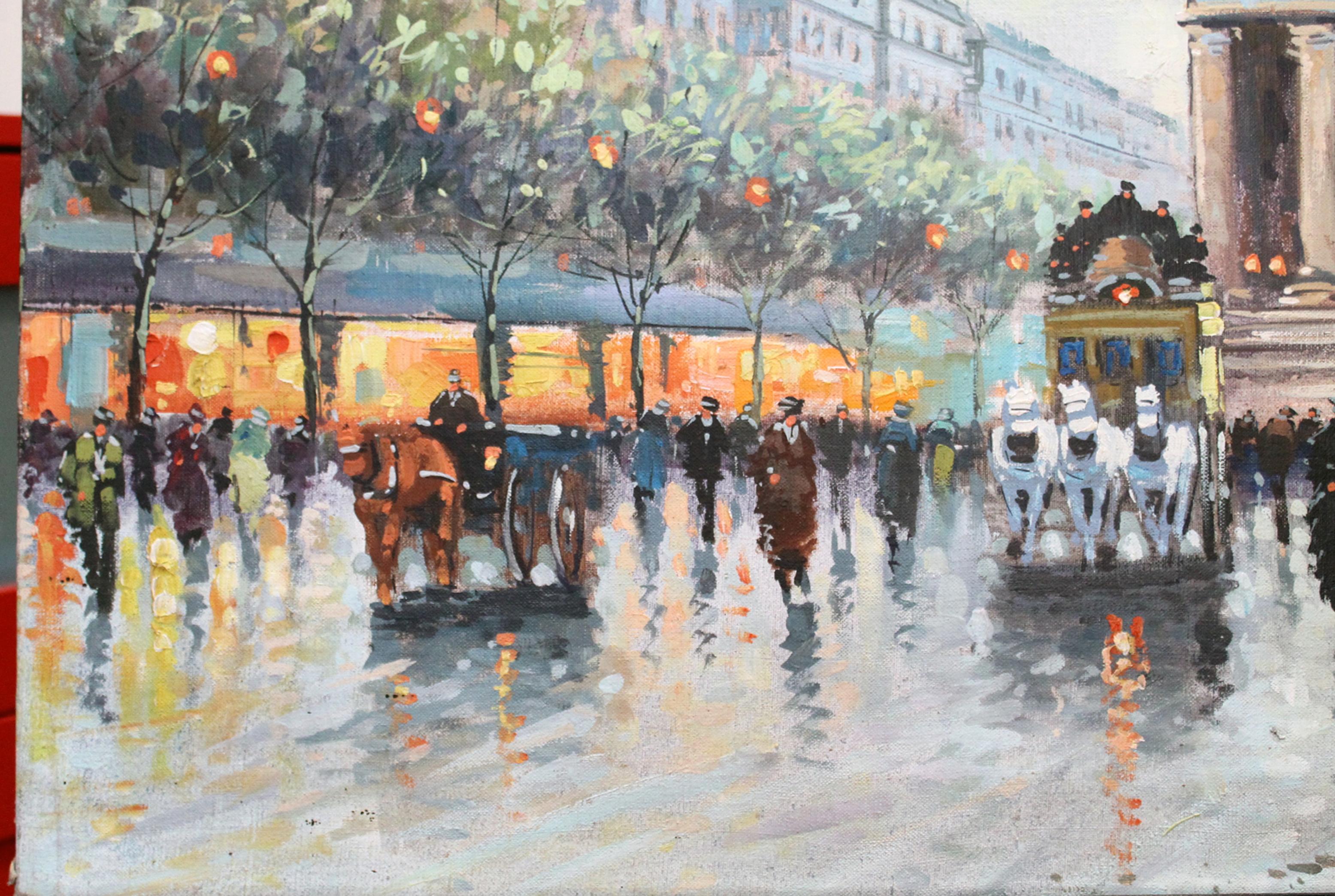 Antoine Blanchard 'French 1910-1988' Oil in Canvas, Signed, Rare Find! For Sale 4