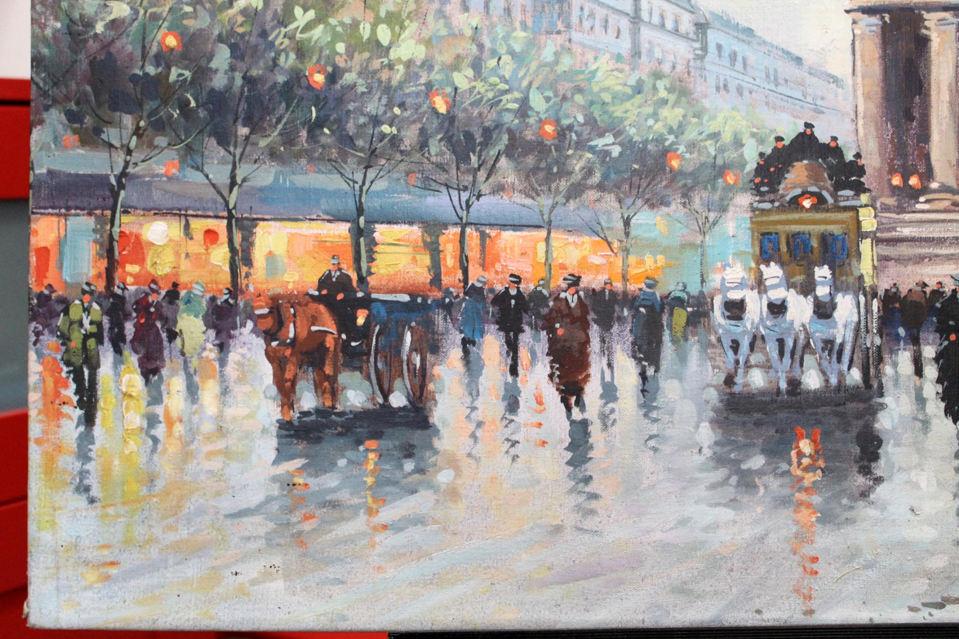 Antoine Blanchard 'French 1910-1988' Oil in Canvas, Signed, Rare Find! For Sale 5