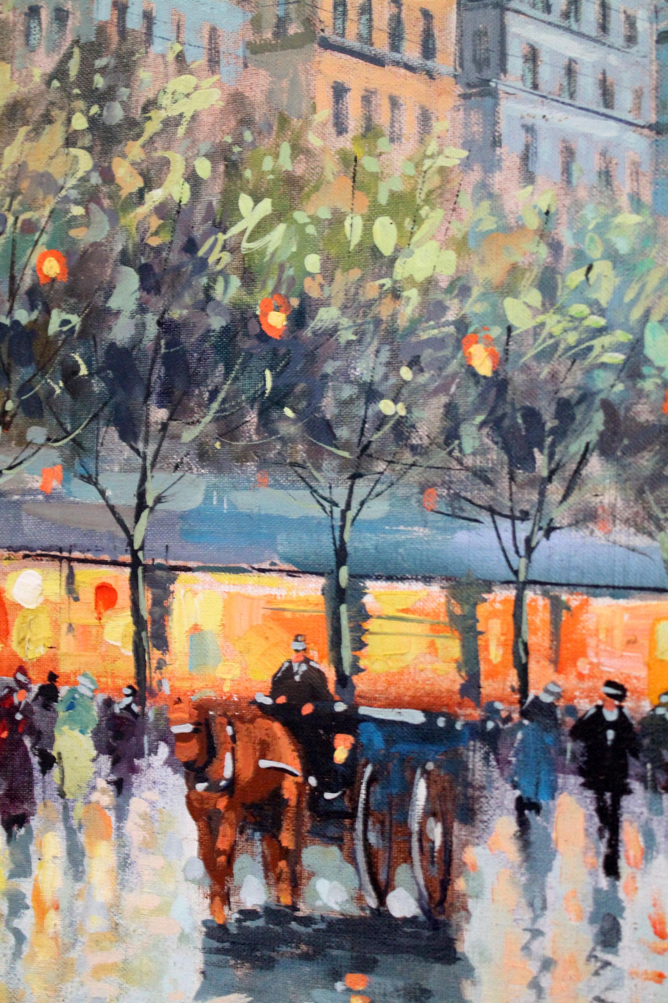 Antoine Blanchard 'French 1910-1988' Oil in Canvas, Signed, Rare Find! In Excellent Condition For Sale In Firenze, FI