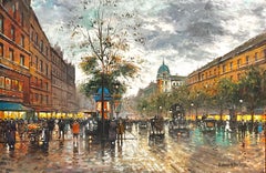 ( 1910-1988) Paris, Boulevard des Capucines