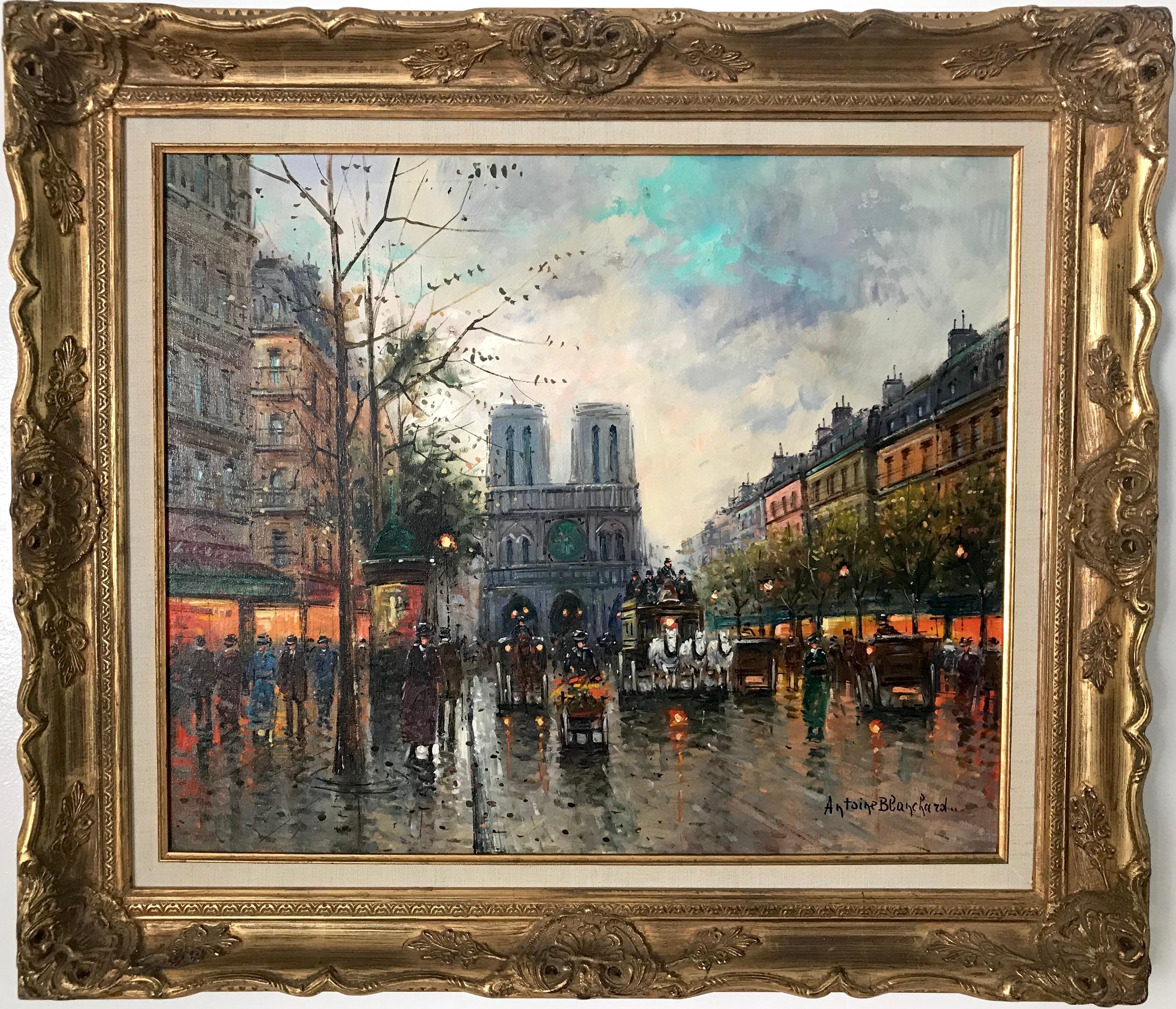 Antoine Blanchard is the pseudonym under which the French painter Marcel Masson (15 November 1910 – 1988)[1] painted his immensely popular Parisian street scenes. He was born in a small village near the banks of the Loire.

Education and