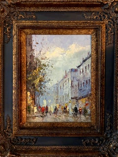 Impressionist Parisian Street Scene contemporary