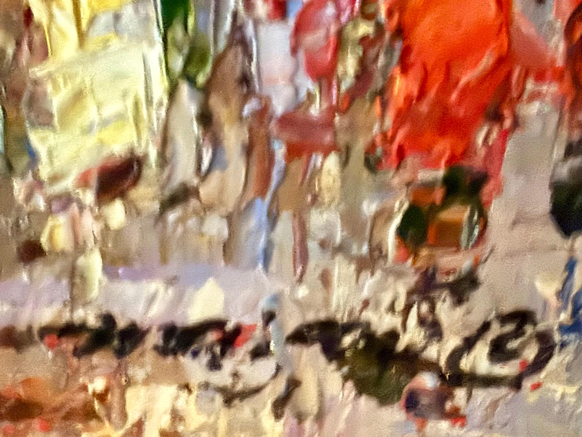 Impressionist Parisian Street Scene contemporary For Sale 6