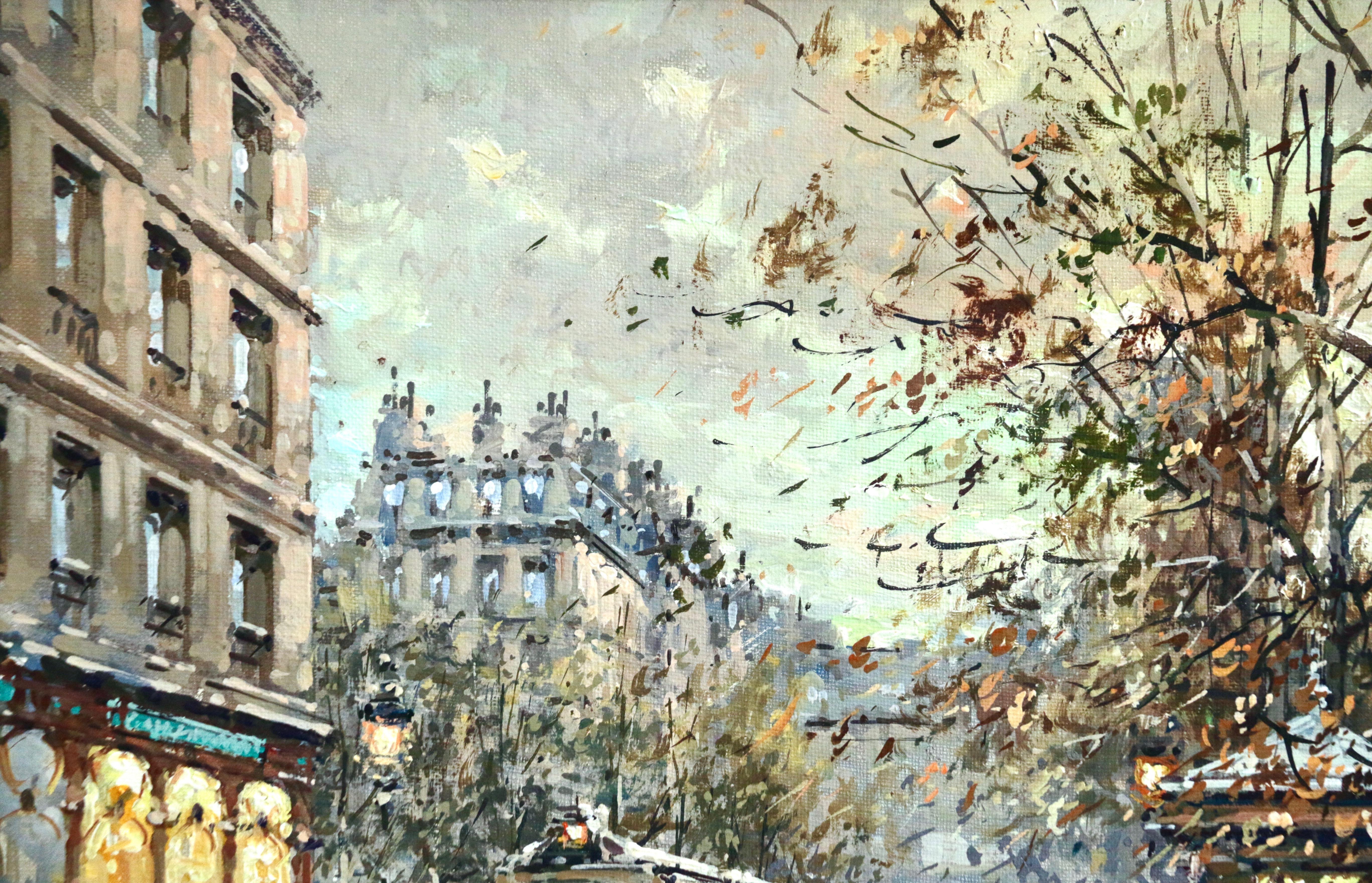Marché aux Fleurs - de la Madeleine - 20th Century, City Landscape by Blanchard 2