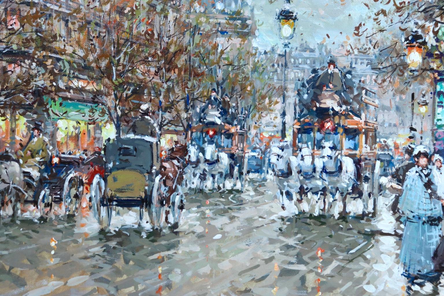 Paris - La Madeleine - Post Impressionist, City Landscape by Antoine Blanchard 2