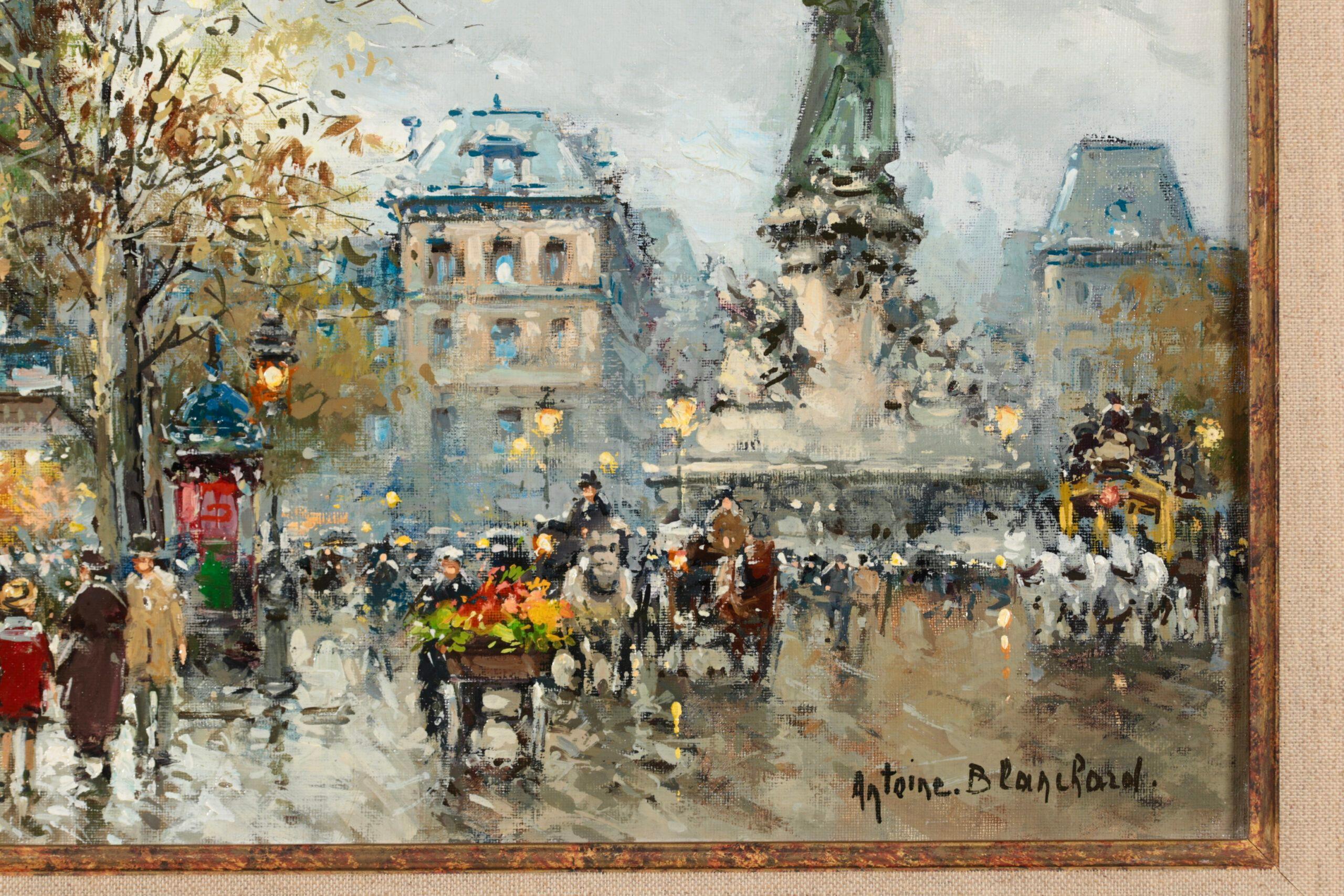 Paris - Post Impressionist Landscape Painting - Antoine Blanchard For Sale 2