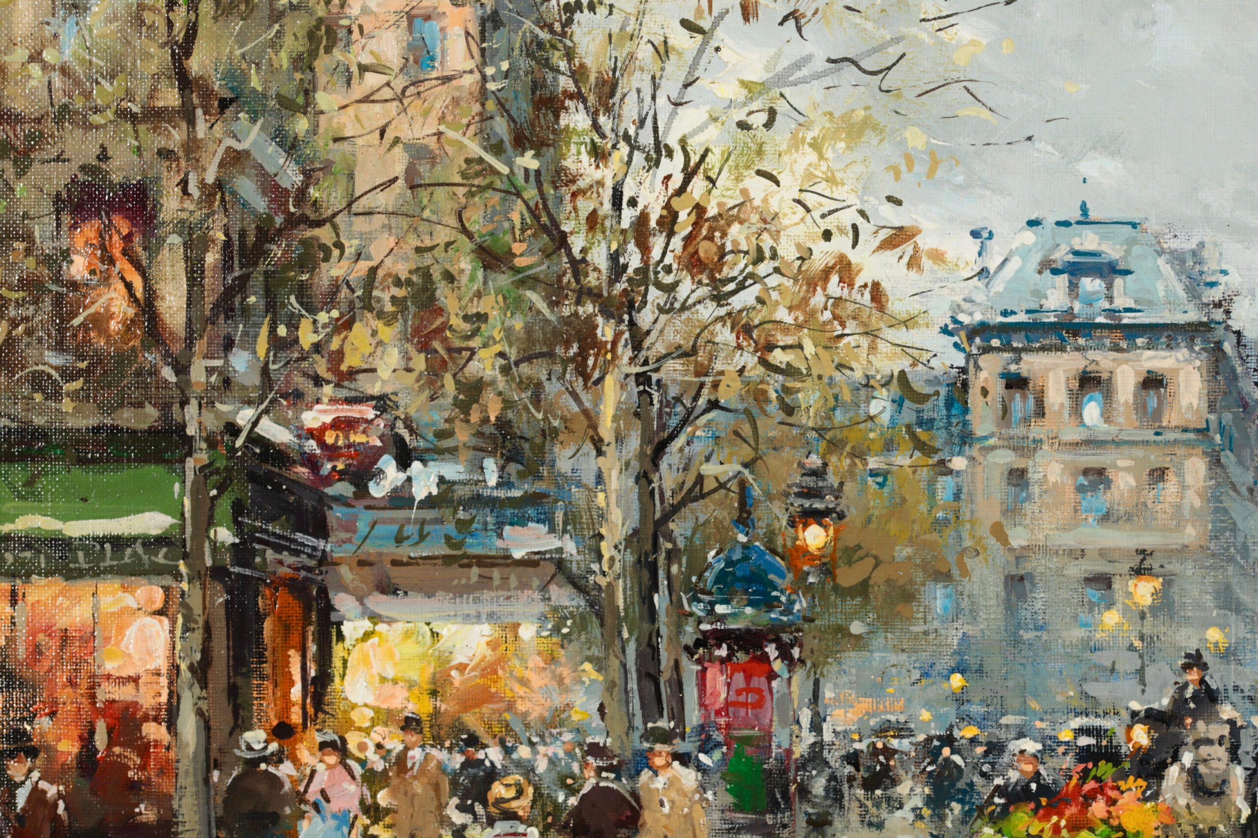 Paris - Post Impressionist Landscape Painting - Antoine Blanchard For Sale 3