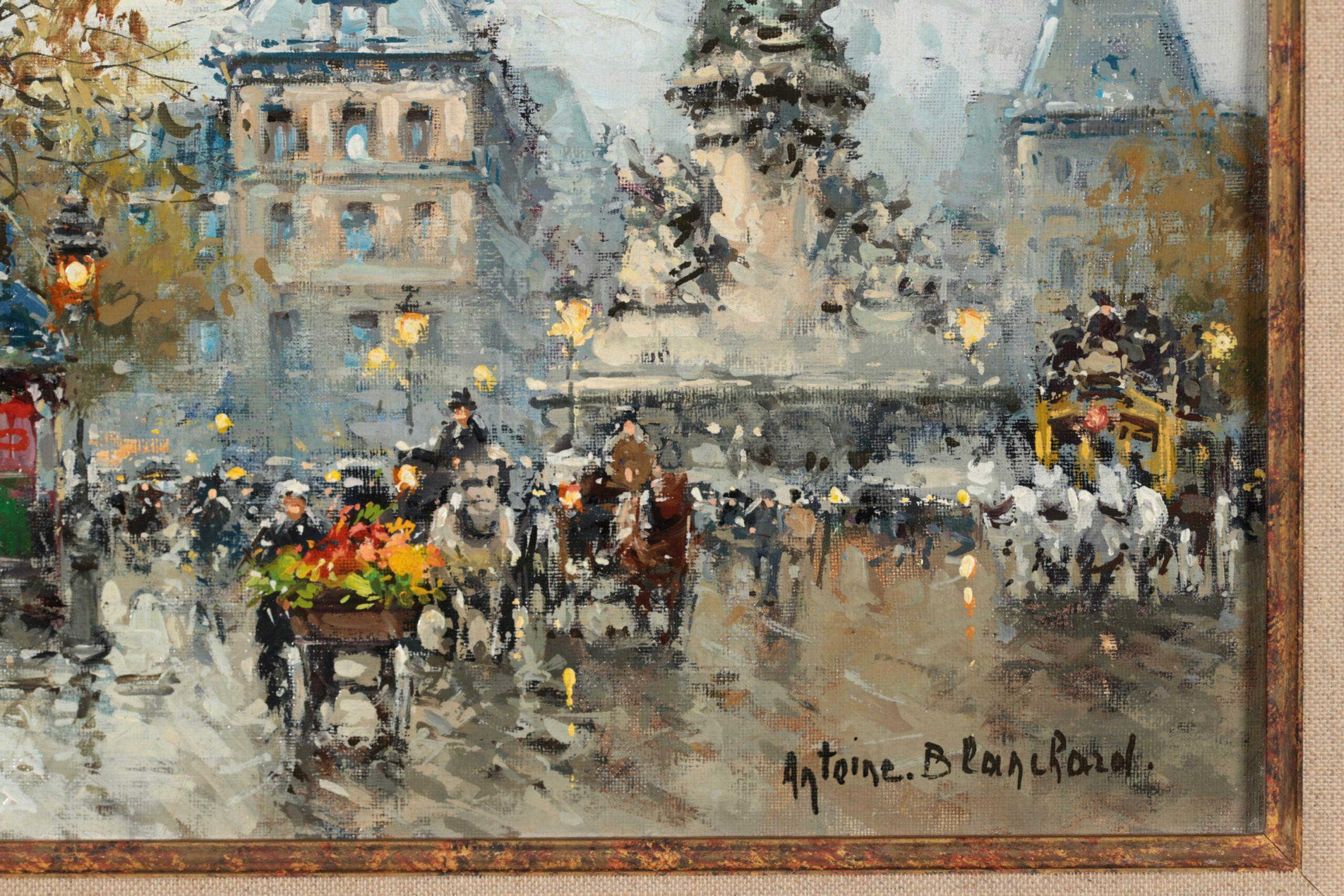 Paris - Post Impressionist Landscape Painting - Antoine Blanchard For Sale 5