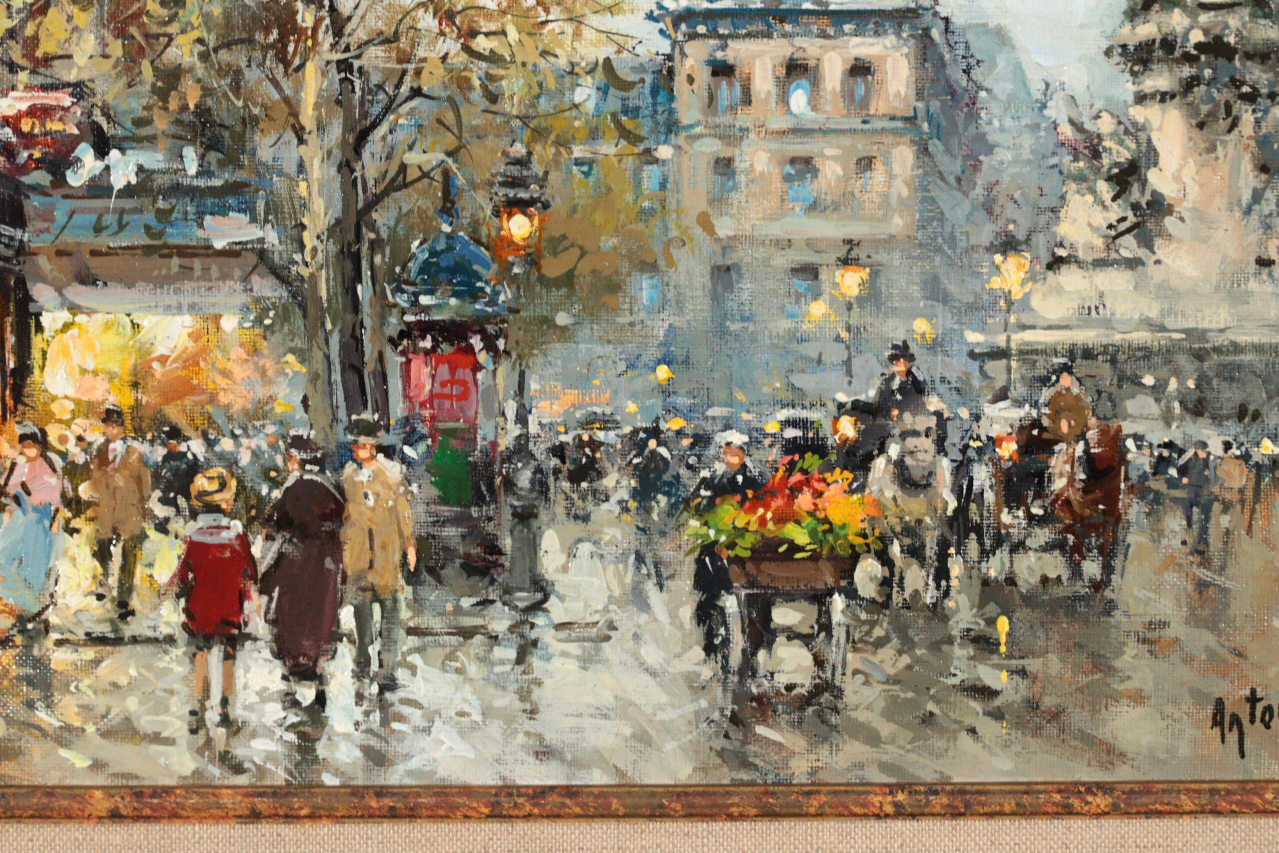 Paris - Post Impressionist Landscape Painting - Antoine Blanchard For Sale 6