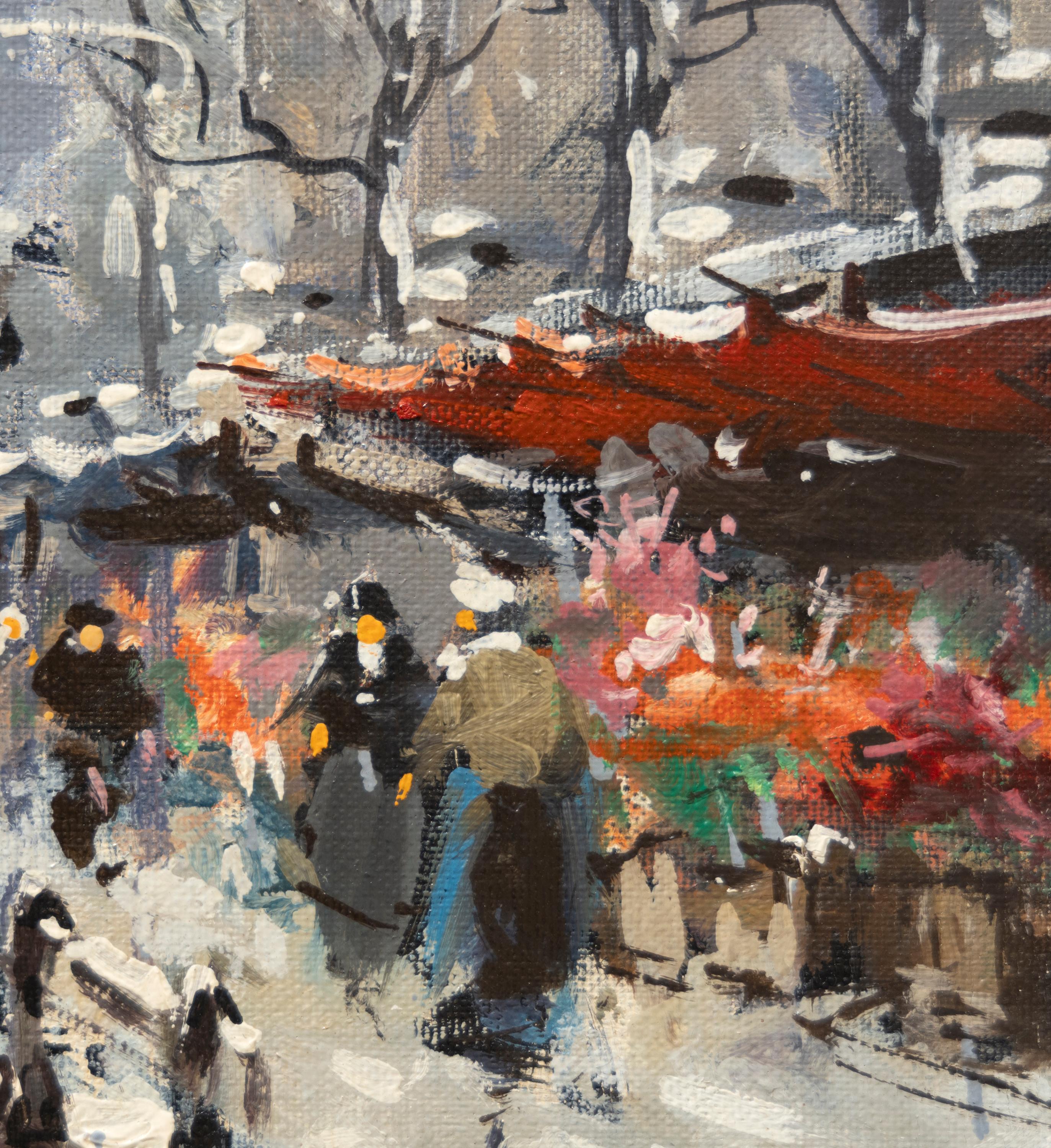 Parisian Winter Street Scene 2