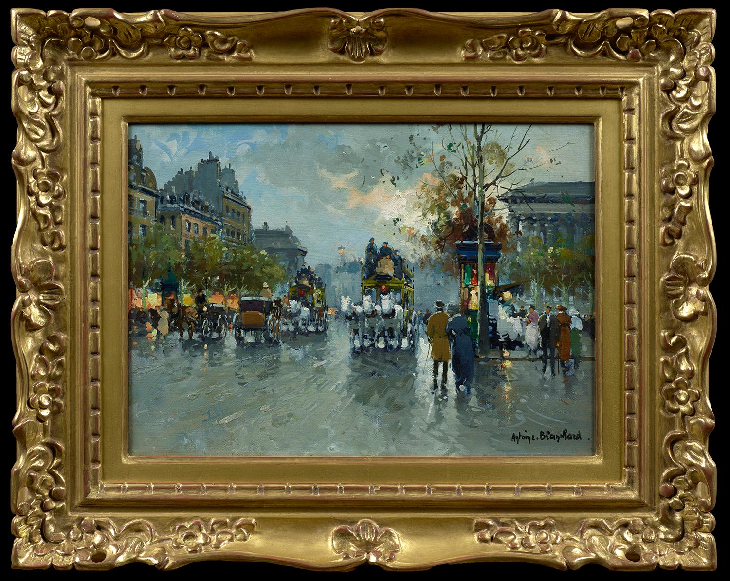 Place de la Madeleine - Painting by Antoine Blanchard