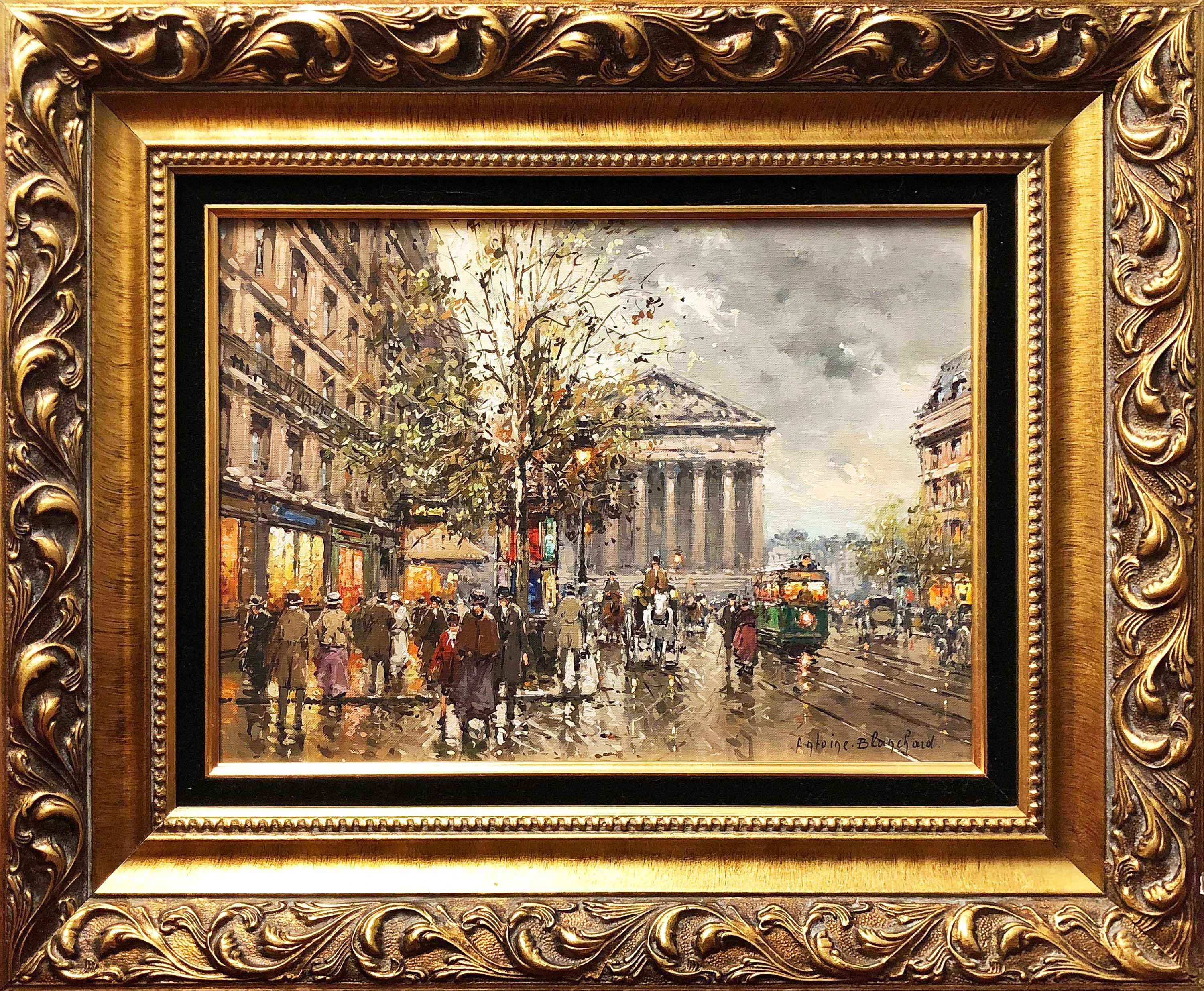 Rue de la Madelaine - Painting by Antoine Blanchard
