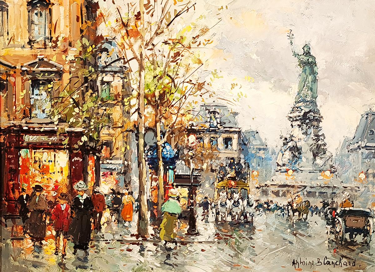 UNKNOWN - Painting by Antoine Blanchard