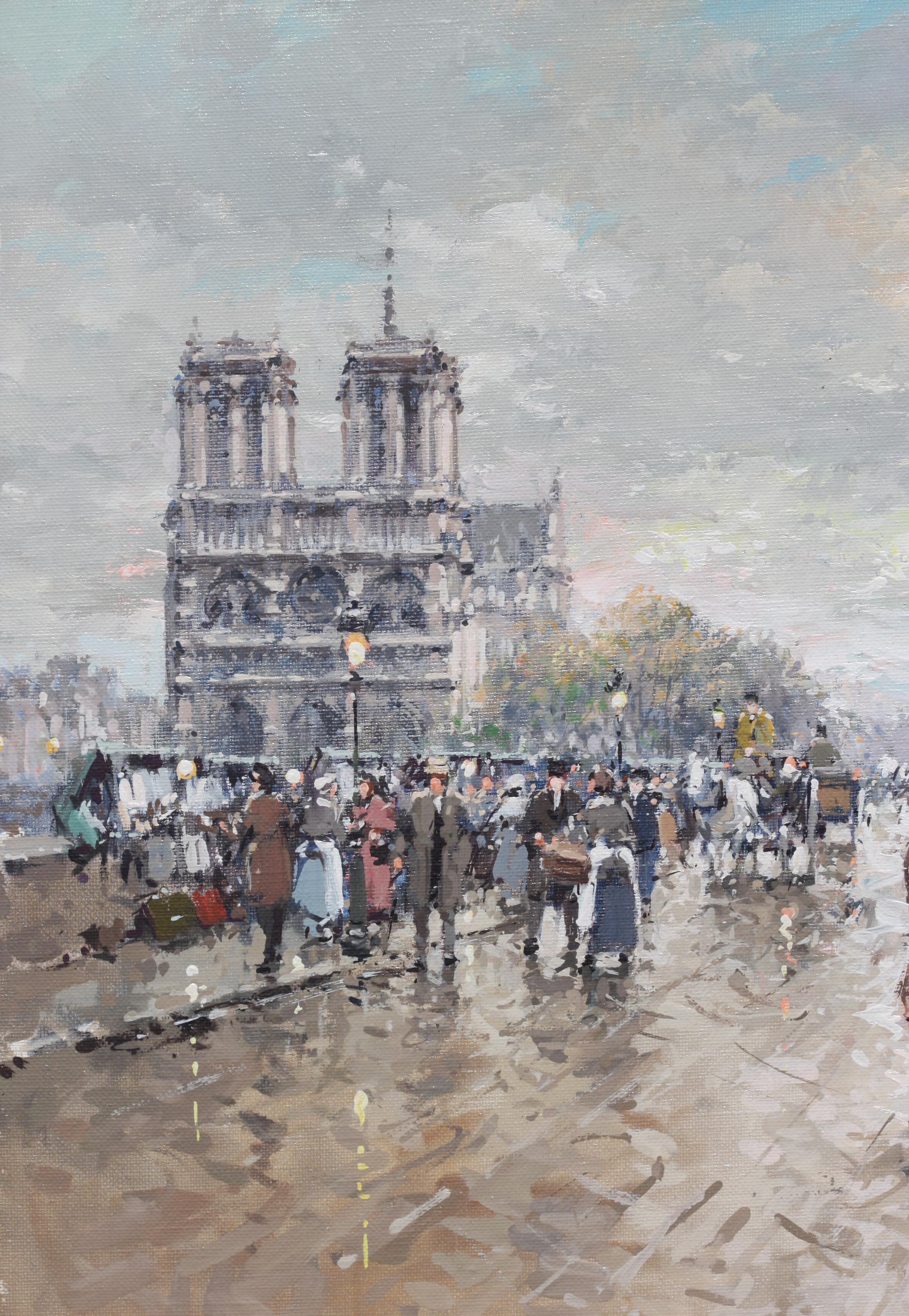 XIXe siècle Antoine Blanchard, Paris, Notre Dame signé Antoine Blanchard en vente