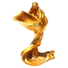 Antoine Bofill Art Nouveau Gilt Bronze Mermaid
