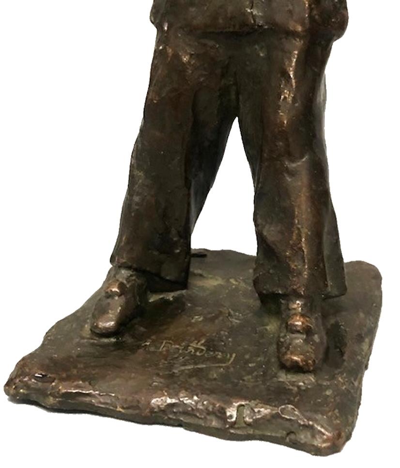 Antoine Bourdelles, French Belle Epoch, Sculptural Bronze Bookends, Ca. 1910 For Sale 3