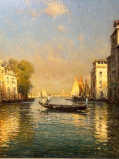 French Impressionist Venice scene, Light by the Canal, late afternoon