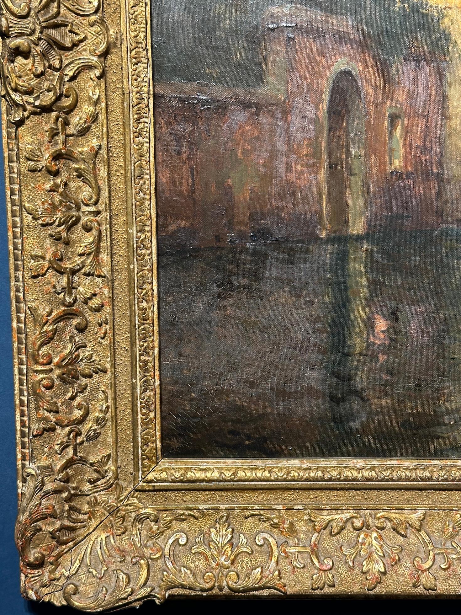 French Impressionist Venice scene, Light by the Canal, late afternoon 2