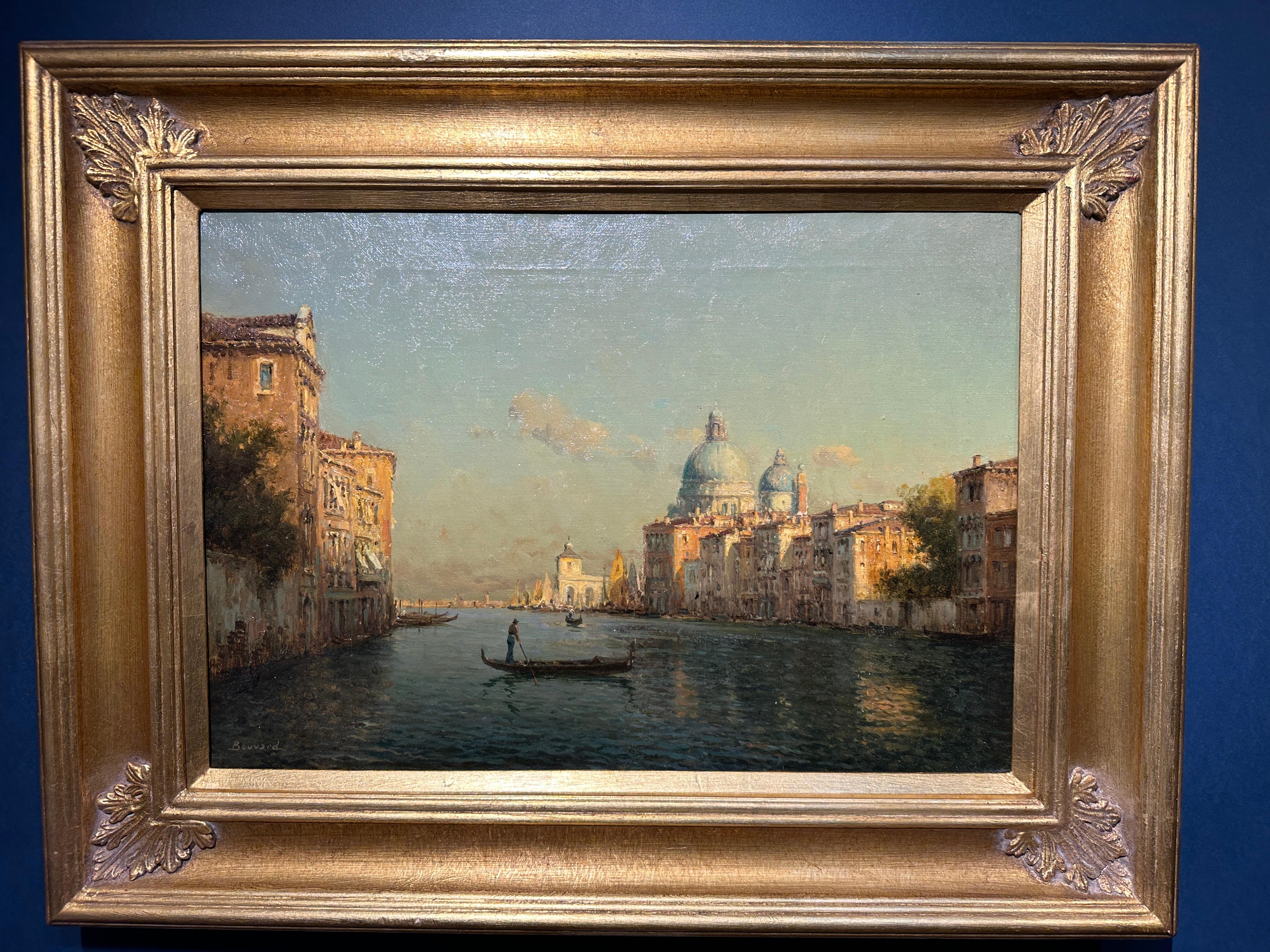 Scena impressionista francese di Venezia, Luce lungo il canale, tardo pomeriggio 2