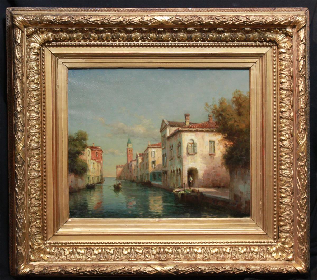 Antoine Bouvard (Marc Aldine) Landscape Painting - Venise