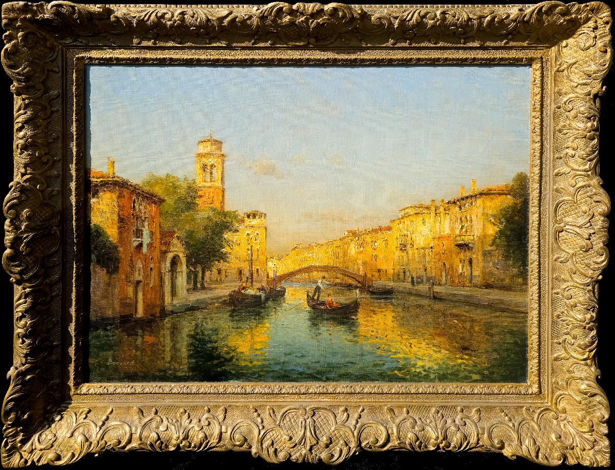 Antoine Bouvard Snr.  Figurative Painting – Abendlicht