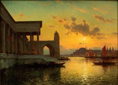 "Der große Blick auf Venedig" Antoine Bouvard Snr. (Französisch, 1875-1955)