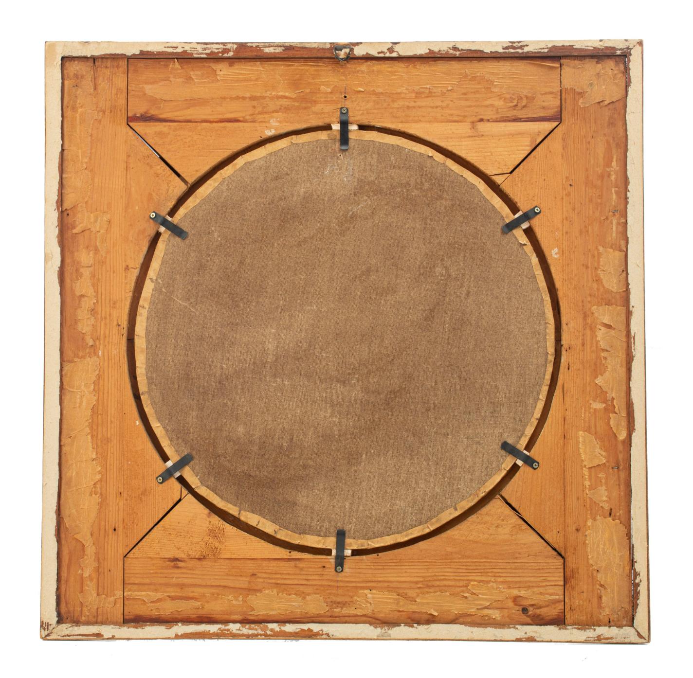 Porträt von Demokrit Französisches Ölgemälde aus dem 18. Jh., zugeschrieben Antoine Coypel (Gold), Portrait Painting, von Antoine Coypel 