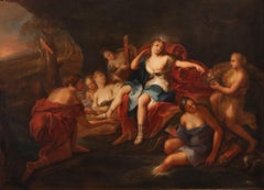 Diana Nymphs Coypel Paint 17/18th Century Oil on canvas Old master Mythological