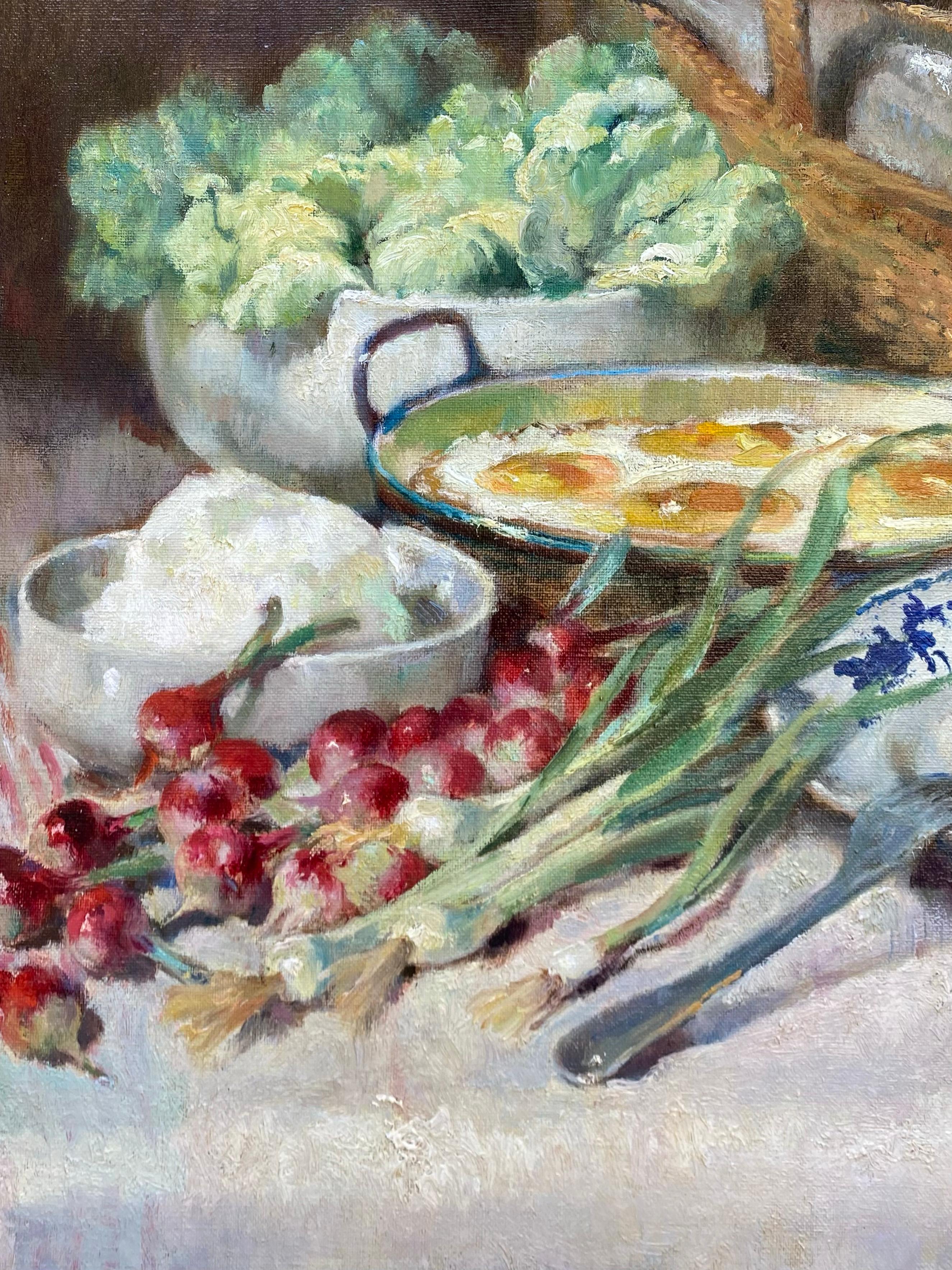 'Mediterranean Breakfast' by Antoine Daens (1871 – Brussels – 1946) For Sale 4