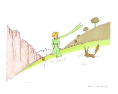2008 Antoine de Saint Exupery 'Le Petit Prince et le Renard (lg)' Modernism