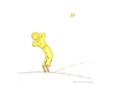 2008 Antoine de Saint Exupery 'The Little Prince (lg)' Modernism White, Yellow