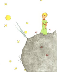 Saint Exupery- The Little Prince and his Asteroid B 612