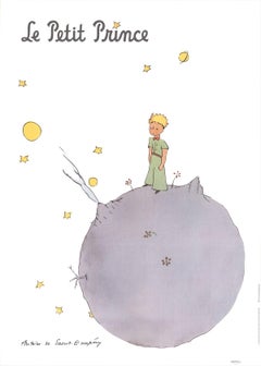 The Little Prince and His Asteroid B 612, Modern Offset Print, 2010-