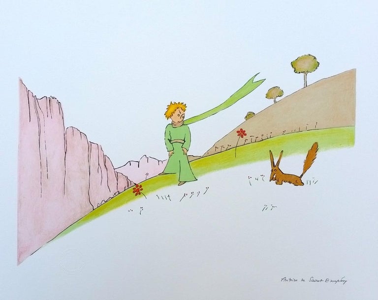 Antoine de saint Exupery - The Little Prince and the Fox L at 1stDibs
