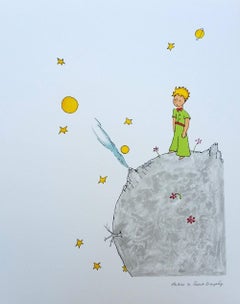 The Little Prince on his planet L