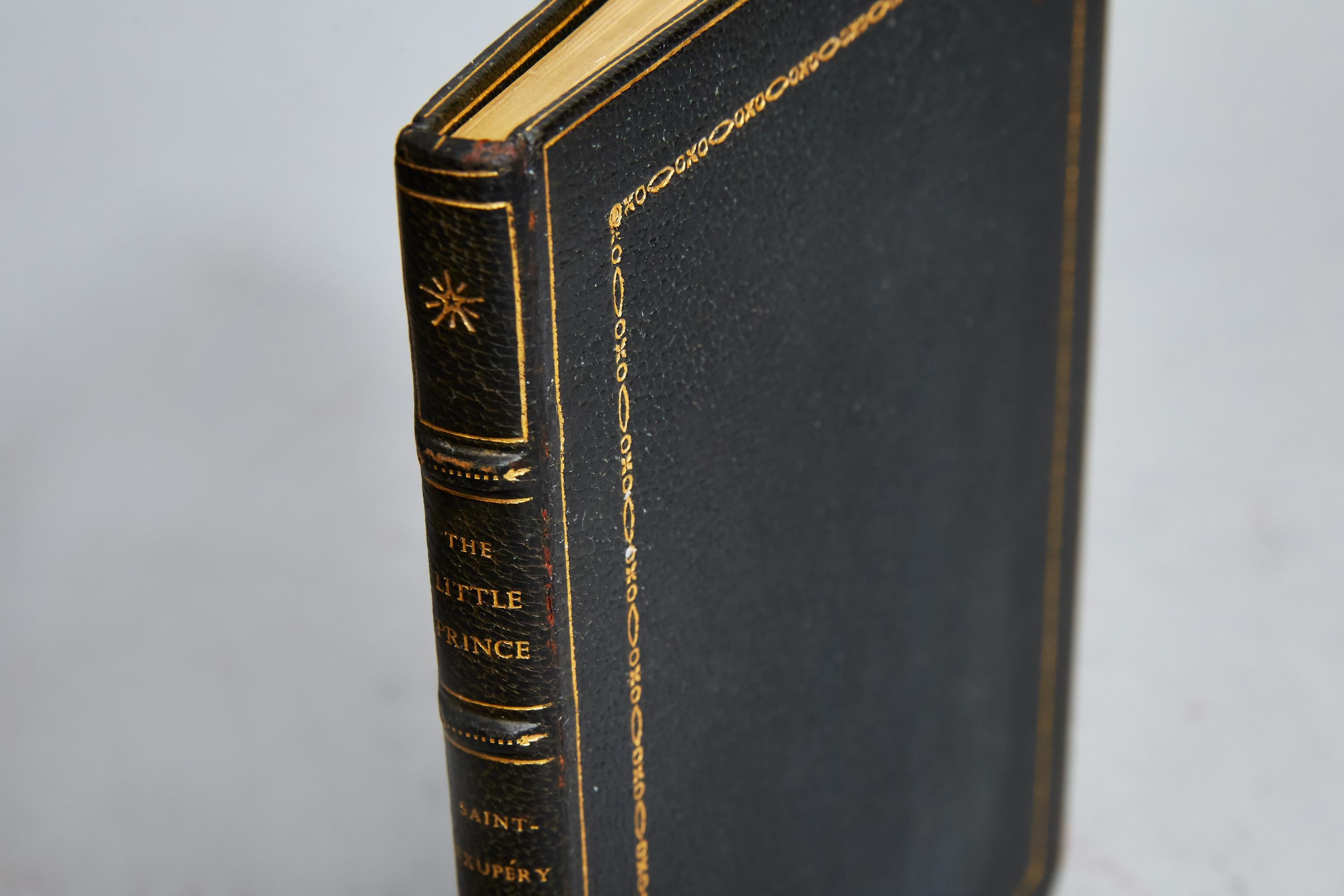 1 volume

Translated from the French by Katherine Woods. Rebound in full blue Morocco by Sangorski and Sutcliffe, all edges gilt, raised bands, gilt panels. 

Published: New York, Harcourt, Brace & Co. 1943.
 