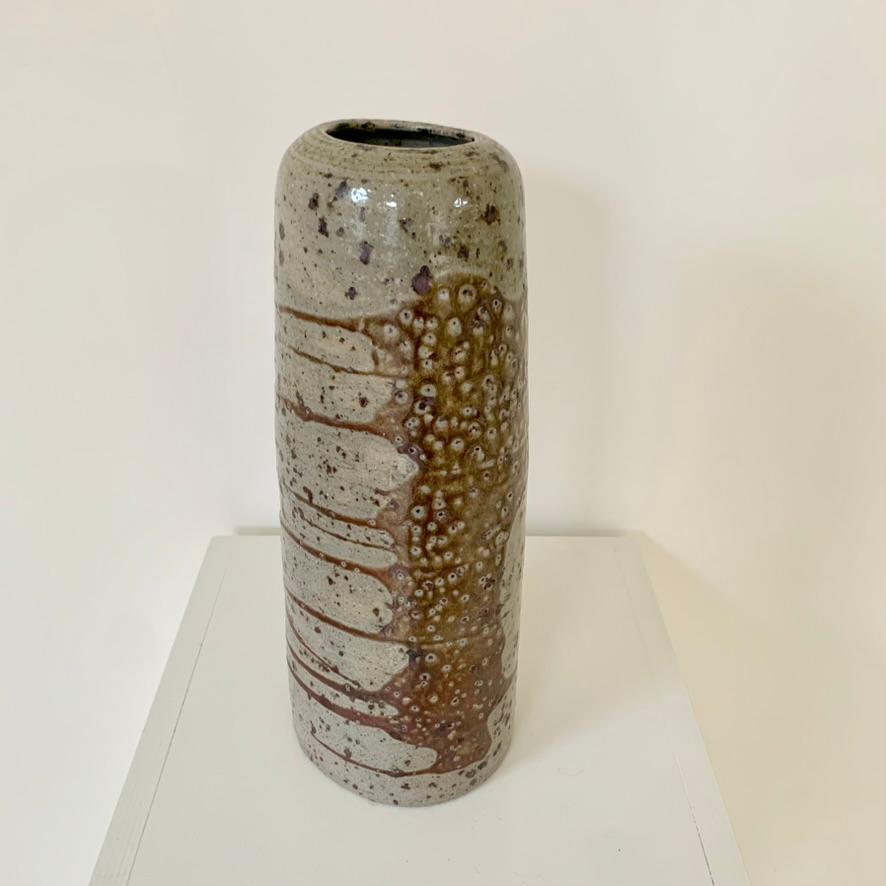 Jarrón de cerámica estampada Antoine de Vinck, hacia 1972, Bélgica. en venta 4