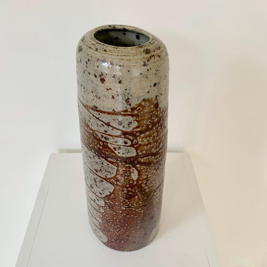 Jarrón de cerámica estampada Antoine de Vinck, hacia 1972, Bélgica. Belga en venta