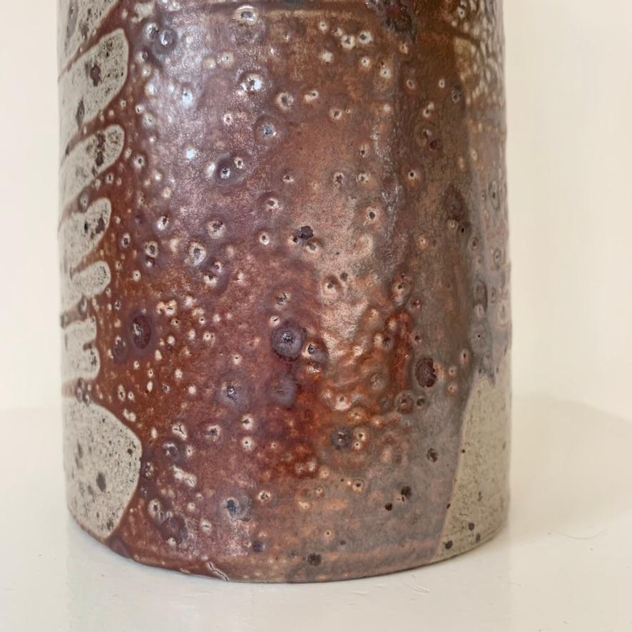 Jarrón de cerámica estampada Antoine de Vinck, hacia 1972, Bélgica. finales del siglo XX en venta
