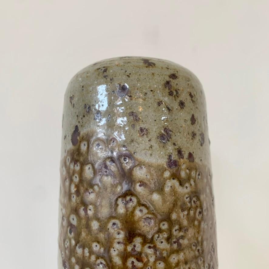 Jarrón de cerámica estampada Antoine de Vinck, hacia 1972, Bélgica. en venta 1