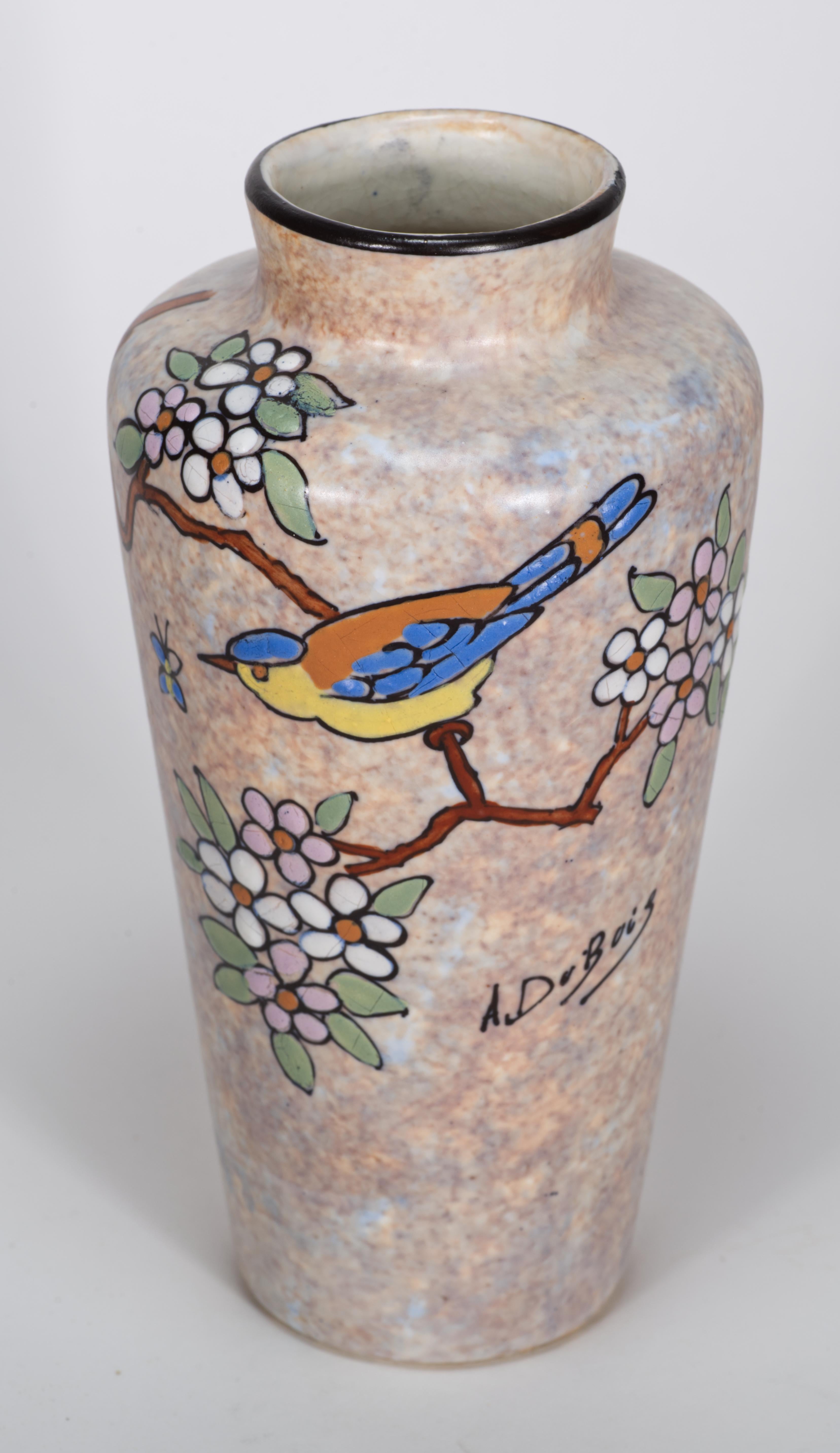 Ceramica Vaso in ceramica art déco belga Antoine Dubois in vendita