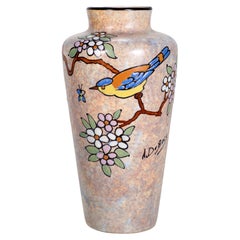 Antoine Dubois Belgian Art Deco Ceramic Vase