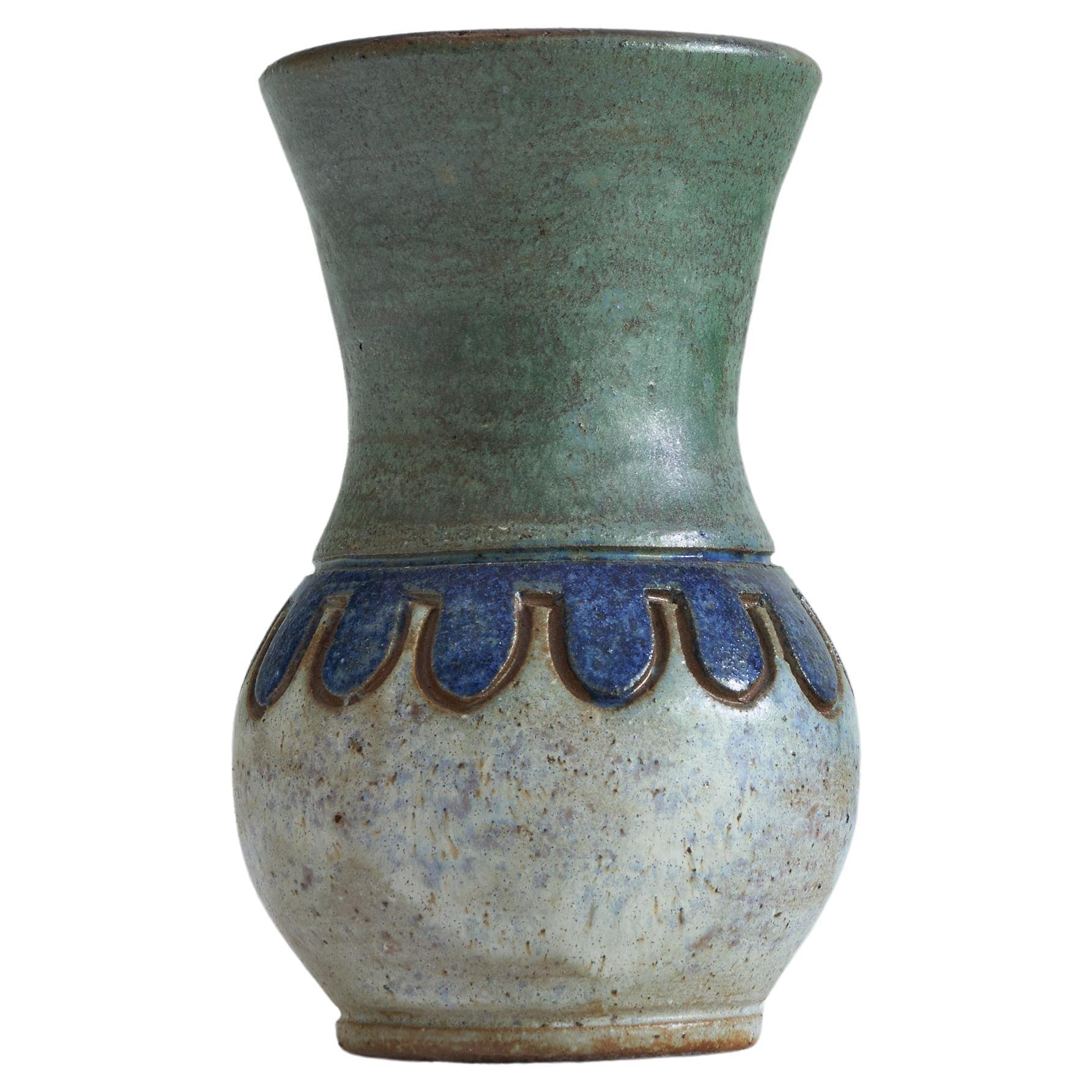 Antoine Dubois Belgian Studio Pottery Vase, 1950s