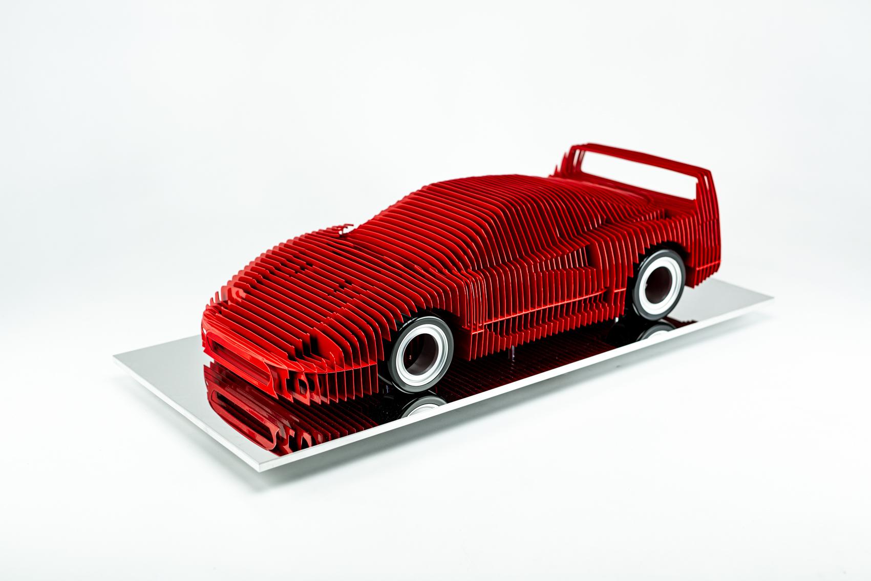 Ferrari F40 - Edition of 8 only - 80 cm - Sculpture by Antoine Dufilho